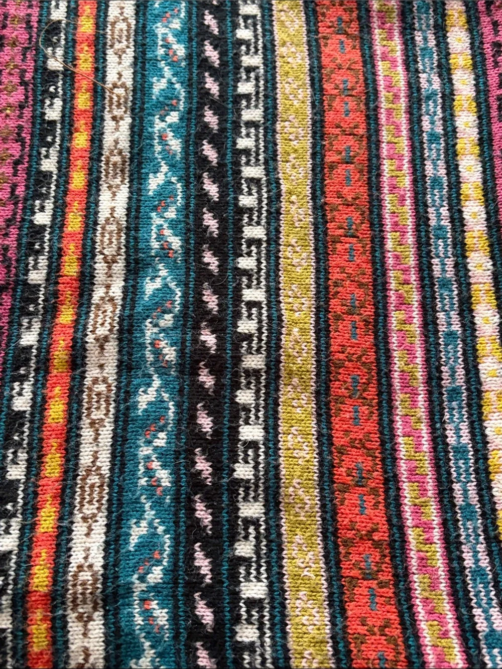 Urban Outfitters Multicolor Striped Knit Throw